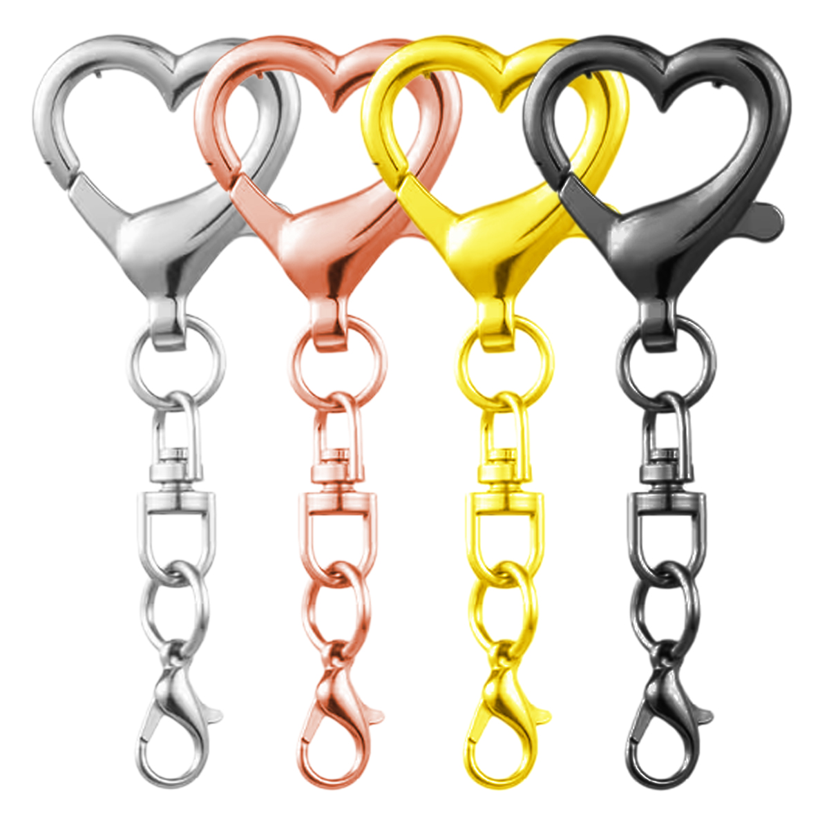 Fishing Swivel Connector - 5/15/30 шт. Поворотные застежки-карабины в форме