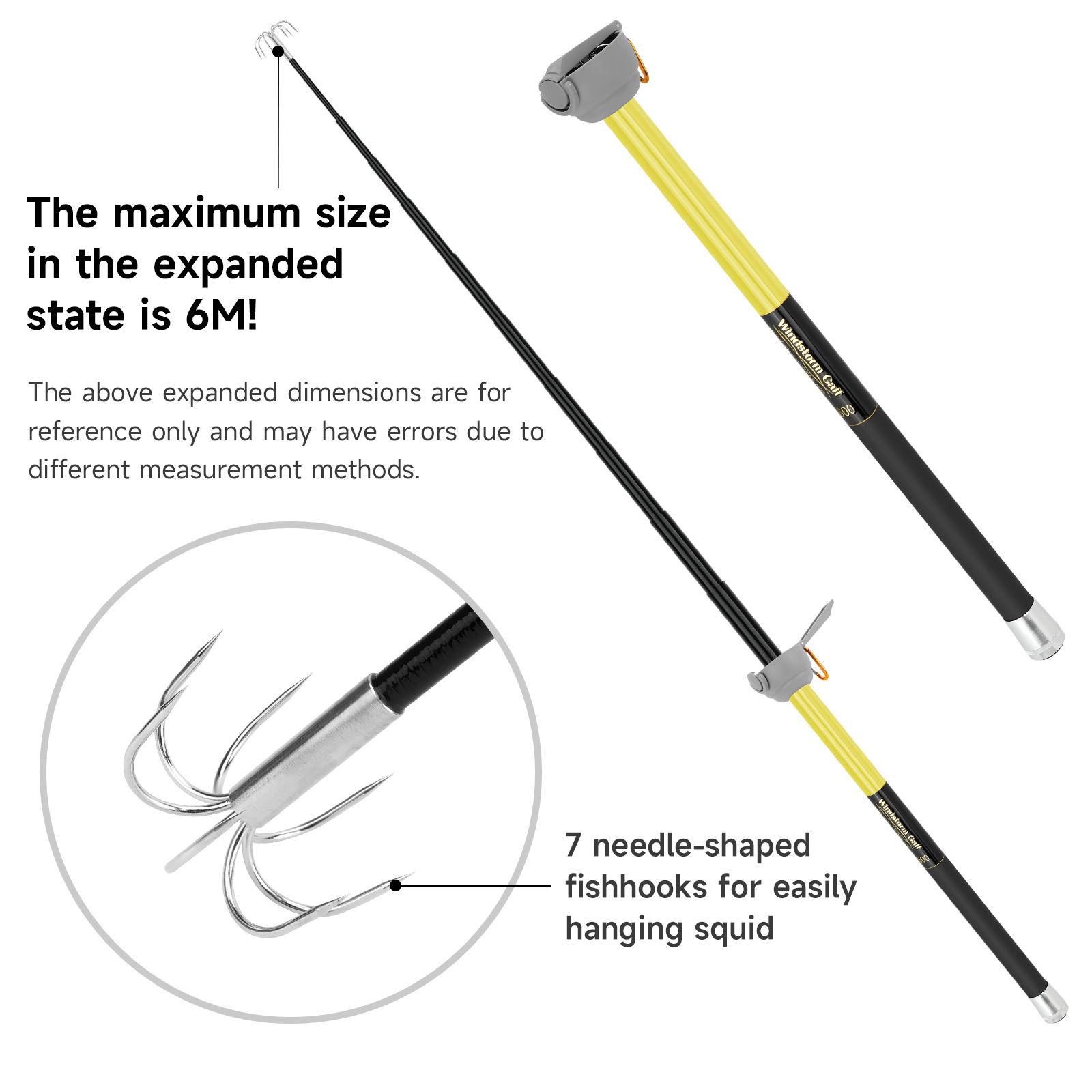 Удочка-телескоп SANLIKE 6M для – обзор и цена Carbon Fishing Rod