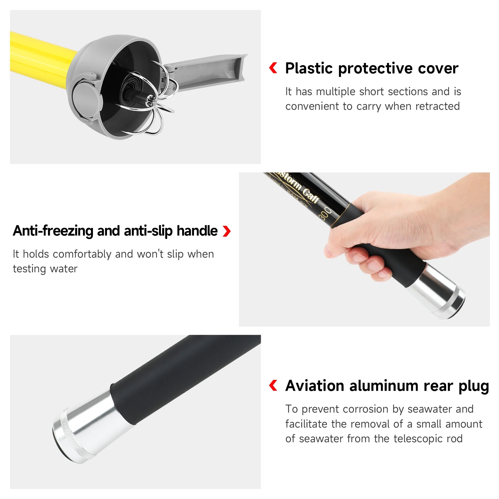 SANLIKE 7-когтевой крючок для  – обзор и цена Carbon Fishing Rod