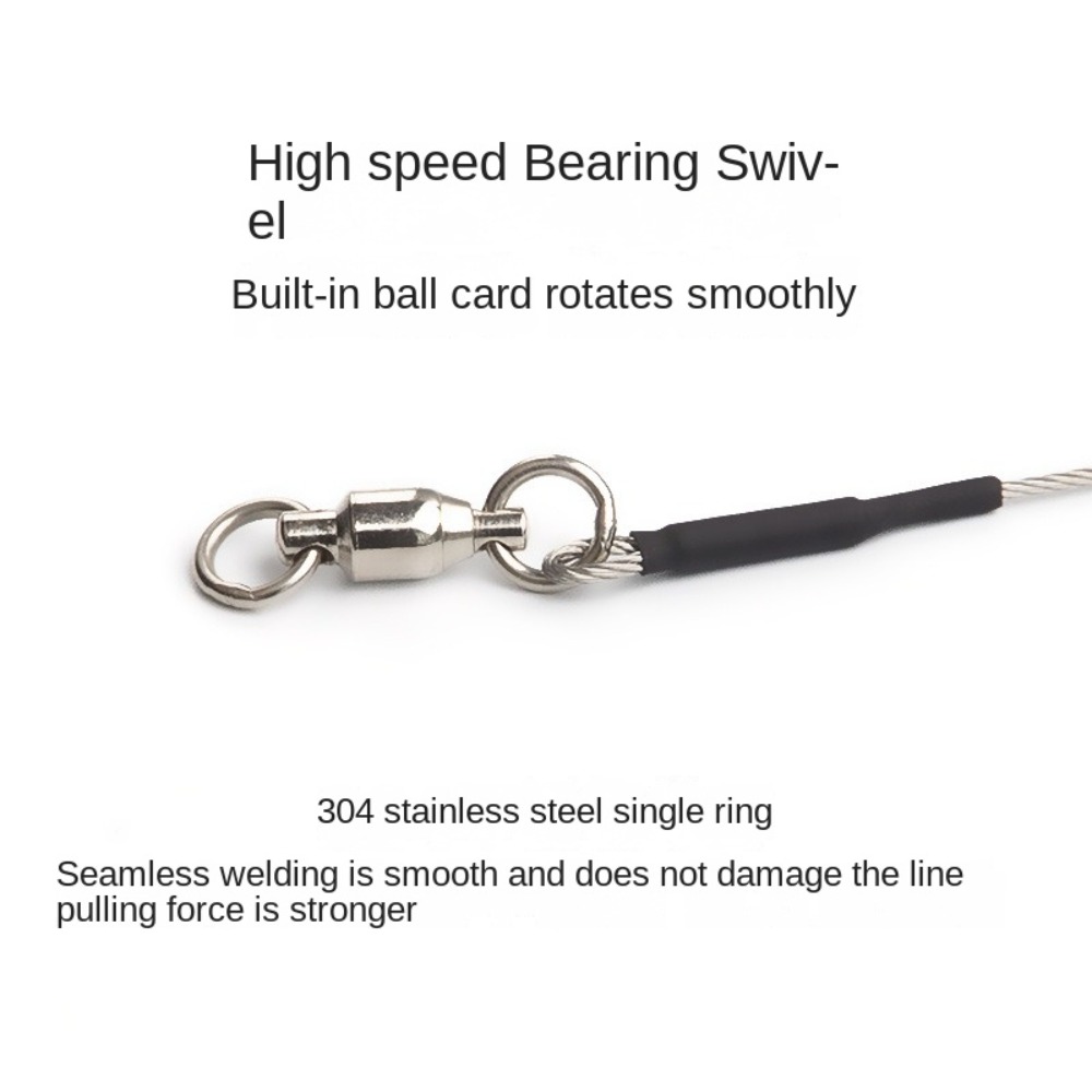 5 шт., 20/30/40 см, поводок из – обзор и цена Fishing Swivel Connector