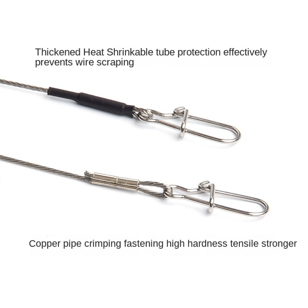 5 шт., 20/30/40 см, поводок из – обзор и цена Fishing Swivel Connector